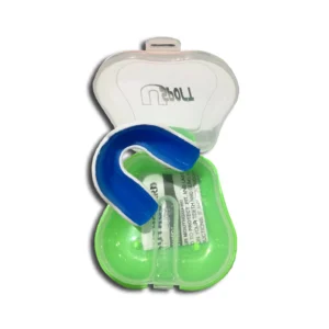 Bucal colmillos azul-blanco